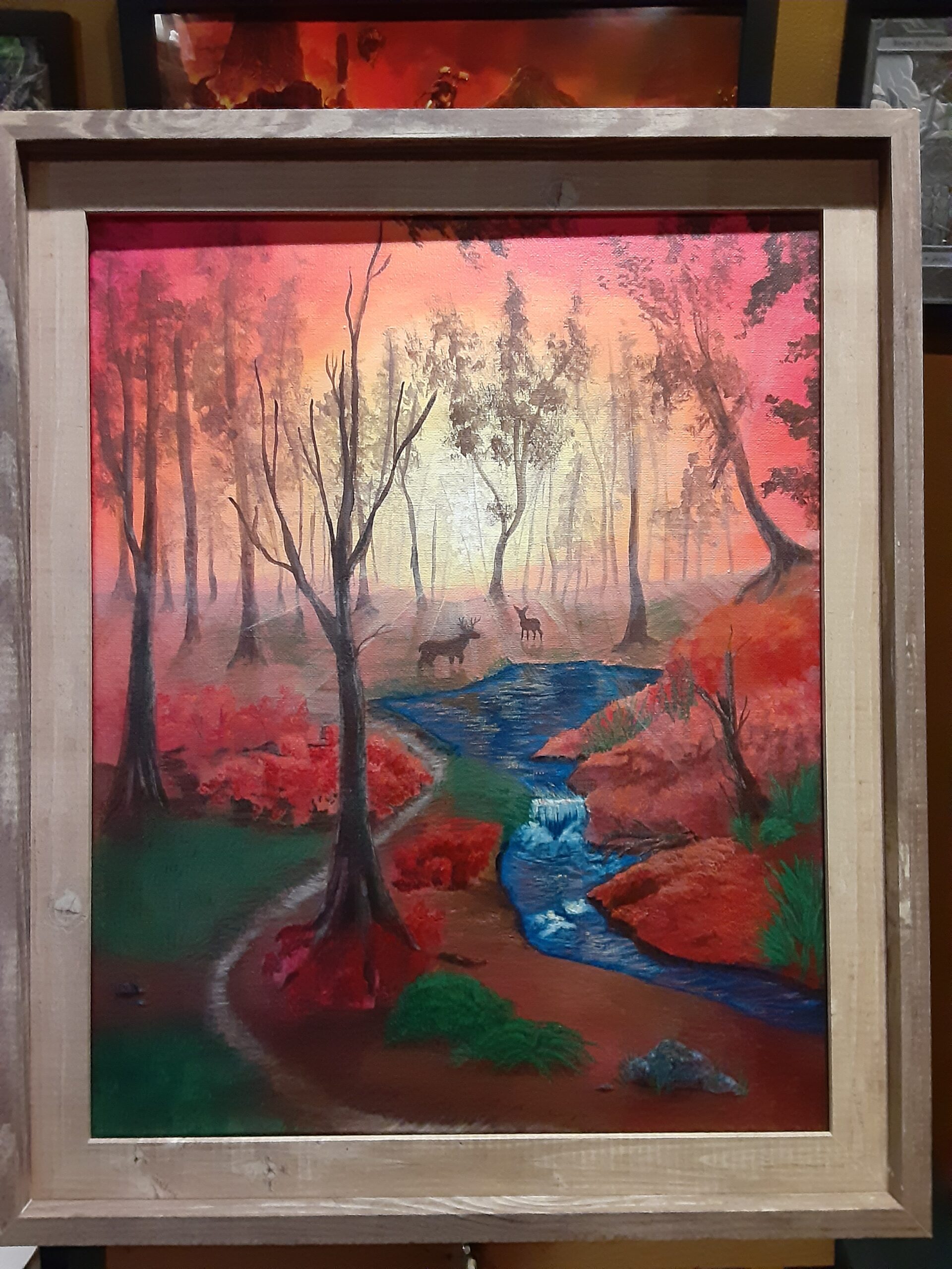 Enchanted Forest in Red