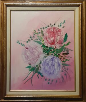 Flowers in Peach